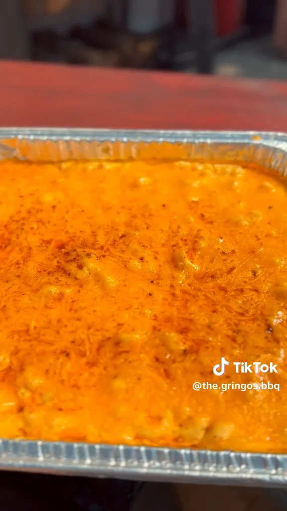 Hansen's bubbling award-winning mac and cheese